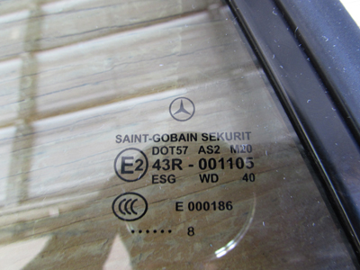 Mercedes R171 Vent Window Glass, Right SLK280 SLK300 SLK350 SLK55 17167002102